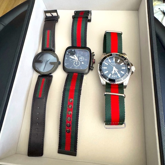 Lot of 3 Gucci Watches * - Picture 1 of 7